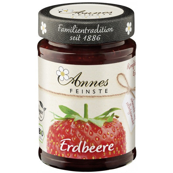 Bio Erdbeeren Konfitüre - Annes Feinste, 225g