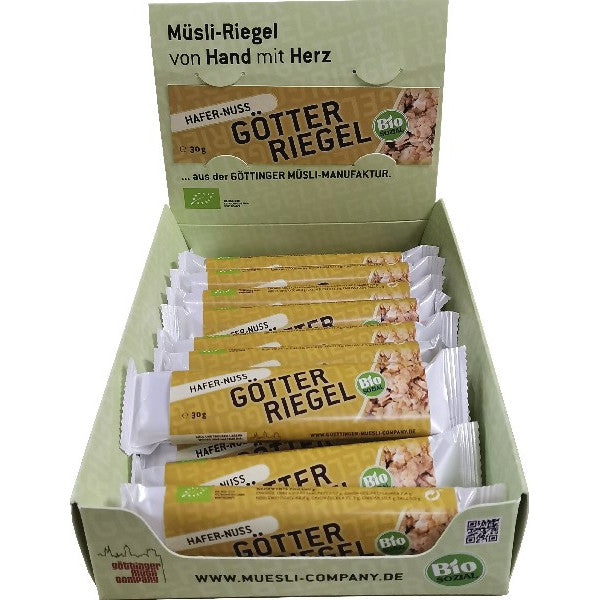 Bio Müsli-Riegel Hafer-Nuss, 30g Riegel