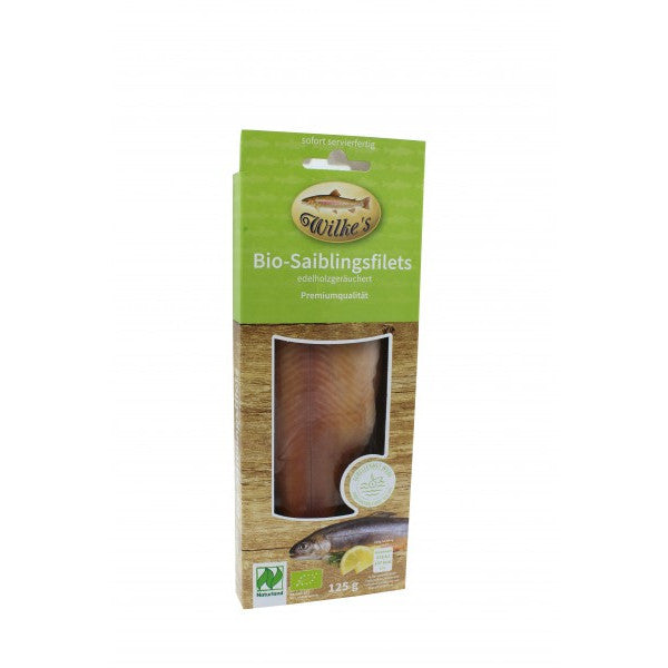 Bio Saiblingsfilet, geräuchert, 125g