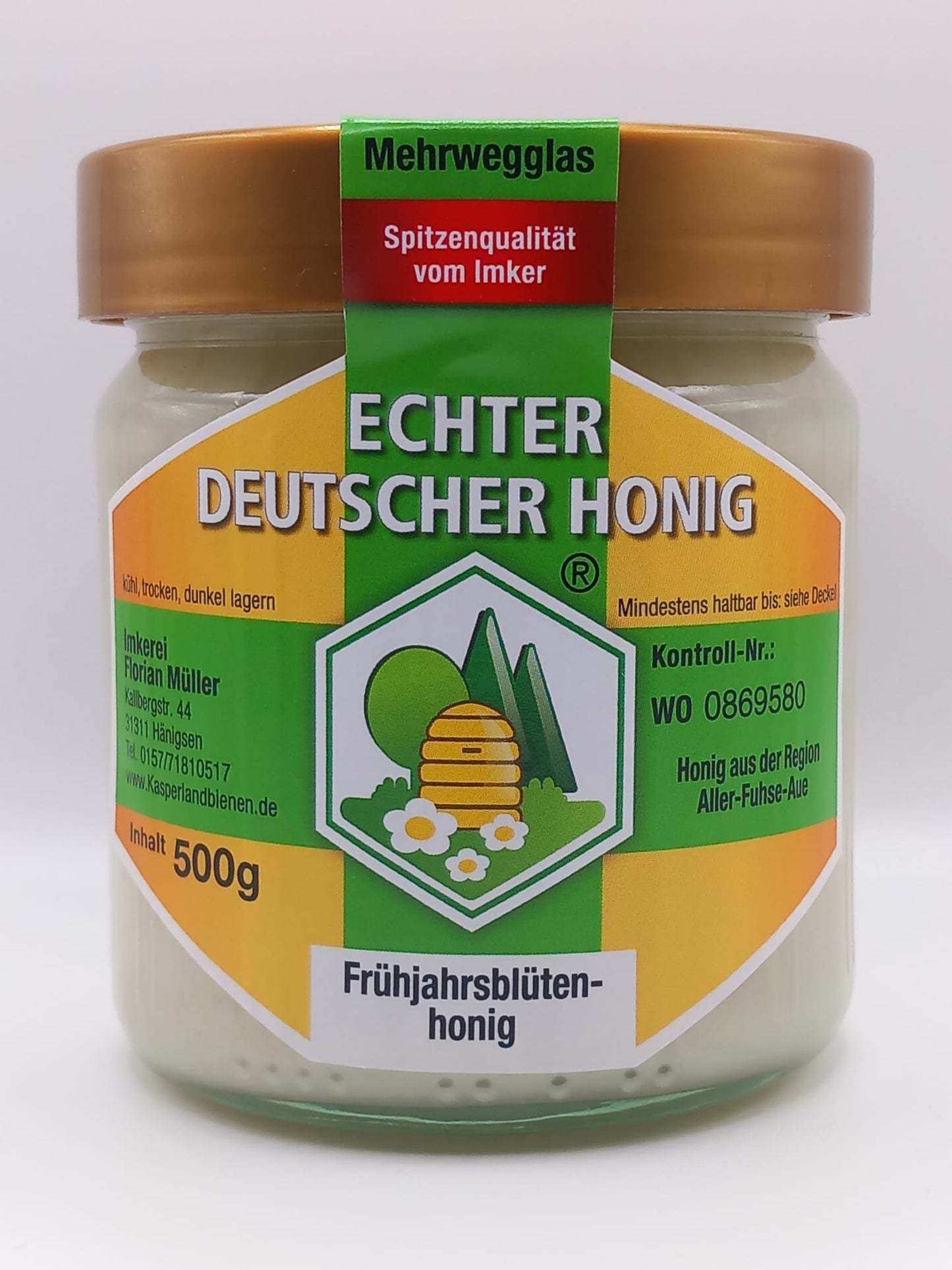 Frühjahrsblütenhonig aus Hänigsen, 500g