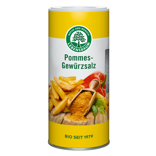 Gewürzsalz Pommes, in der Streudose, 200g