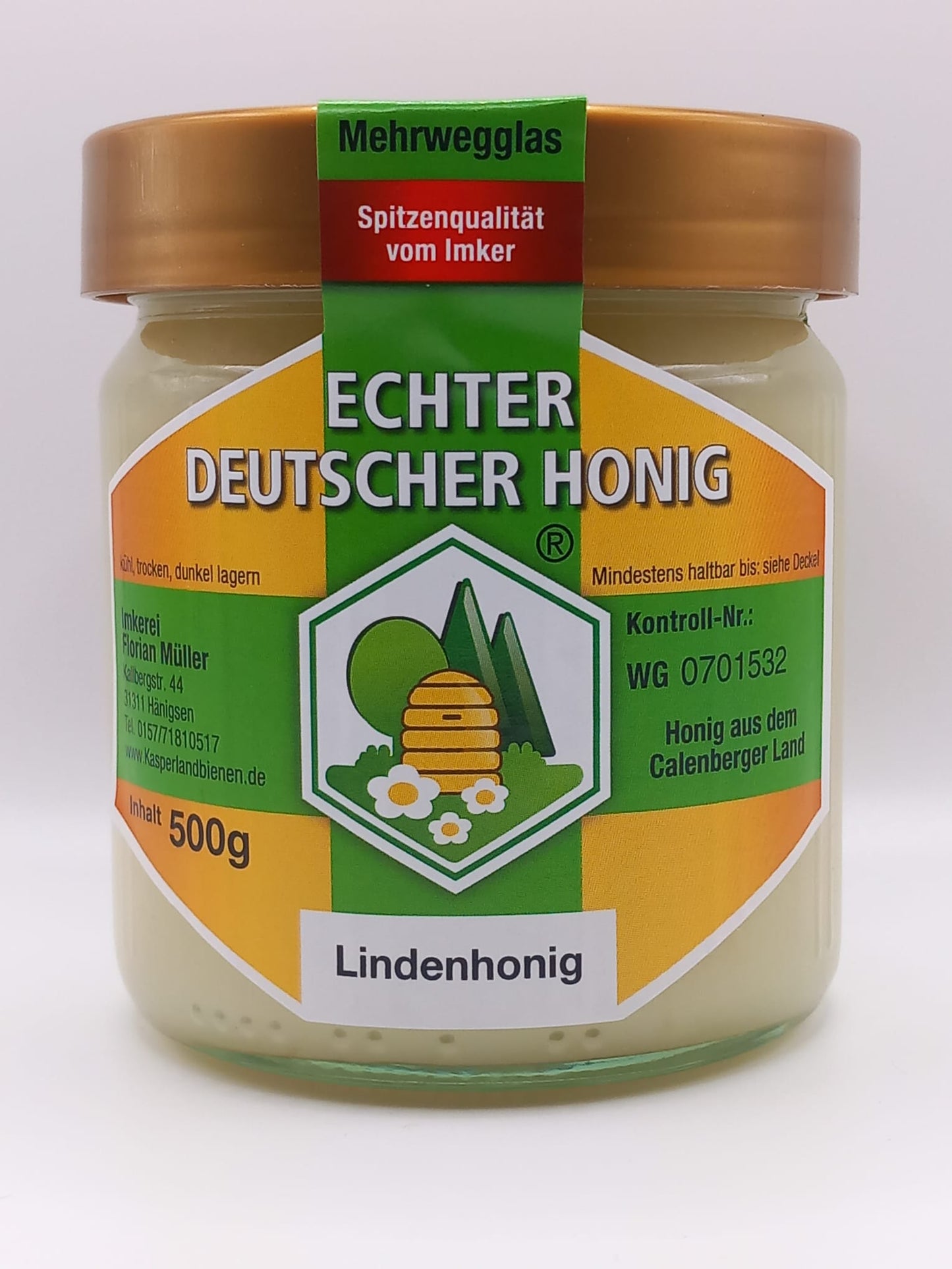 Lindenhonig aus Hänigsen, 500g