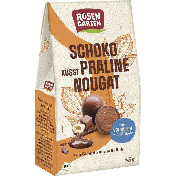 Schoko küsst Praliné Nougat, 85g Packung
