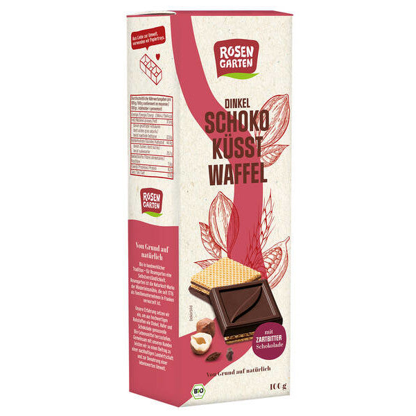 Schoko küsst Waffel Zartbitter, 100g