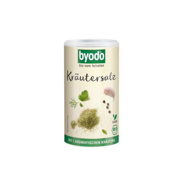 byodo Kräutersalz, in der Streudose, 125g