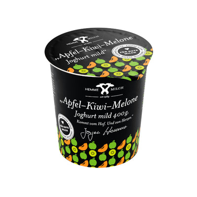 Hemme Joghurt Apfel-Kiwi-Melone 3,7 %, 400g Becher