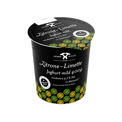 Hemme Joghurt Zitrone-Limette 3,7 %, 400g Becher