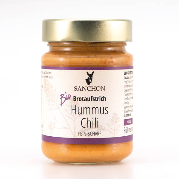 Bio Brotaufstrich Hummus Chili, 180g