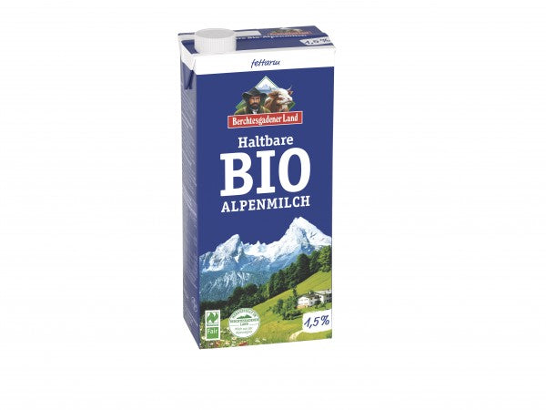 Bio H-Milch Alpenmilch 1,5 % fettarm 1 Liter