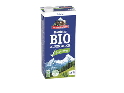 Bio H-Milch Alpenmilch 1,5 % fettarm laktosefrei 1 Liter