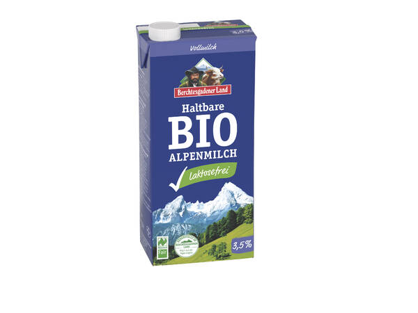 Bio H-Milch Alpenmilch 3,5 % laktosefrei 1 Liter