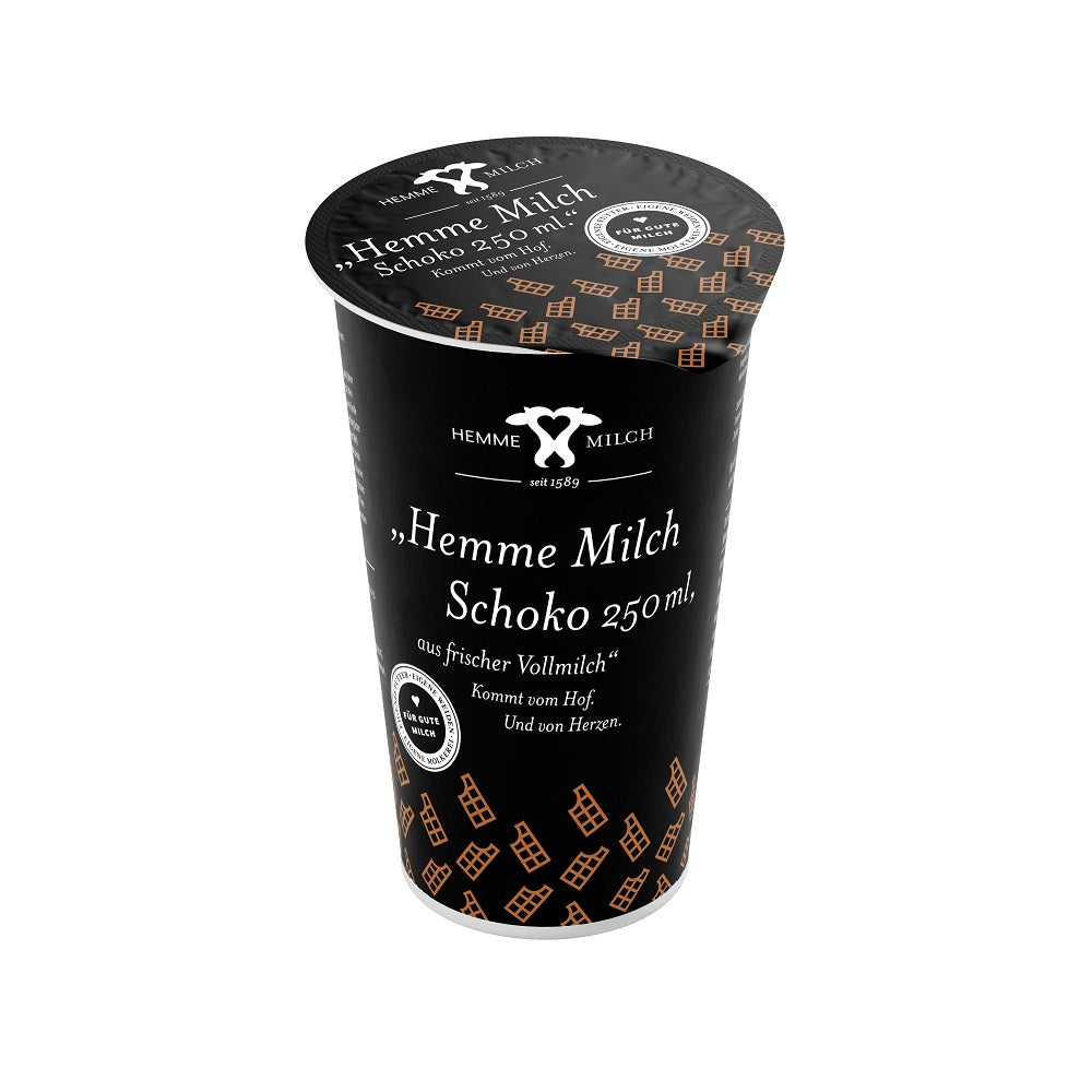 Hemme Frische Schoko-Vollmilch, 250 ml Becher
