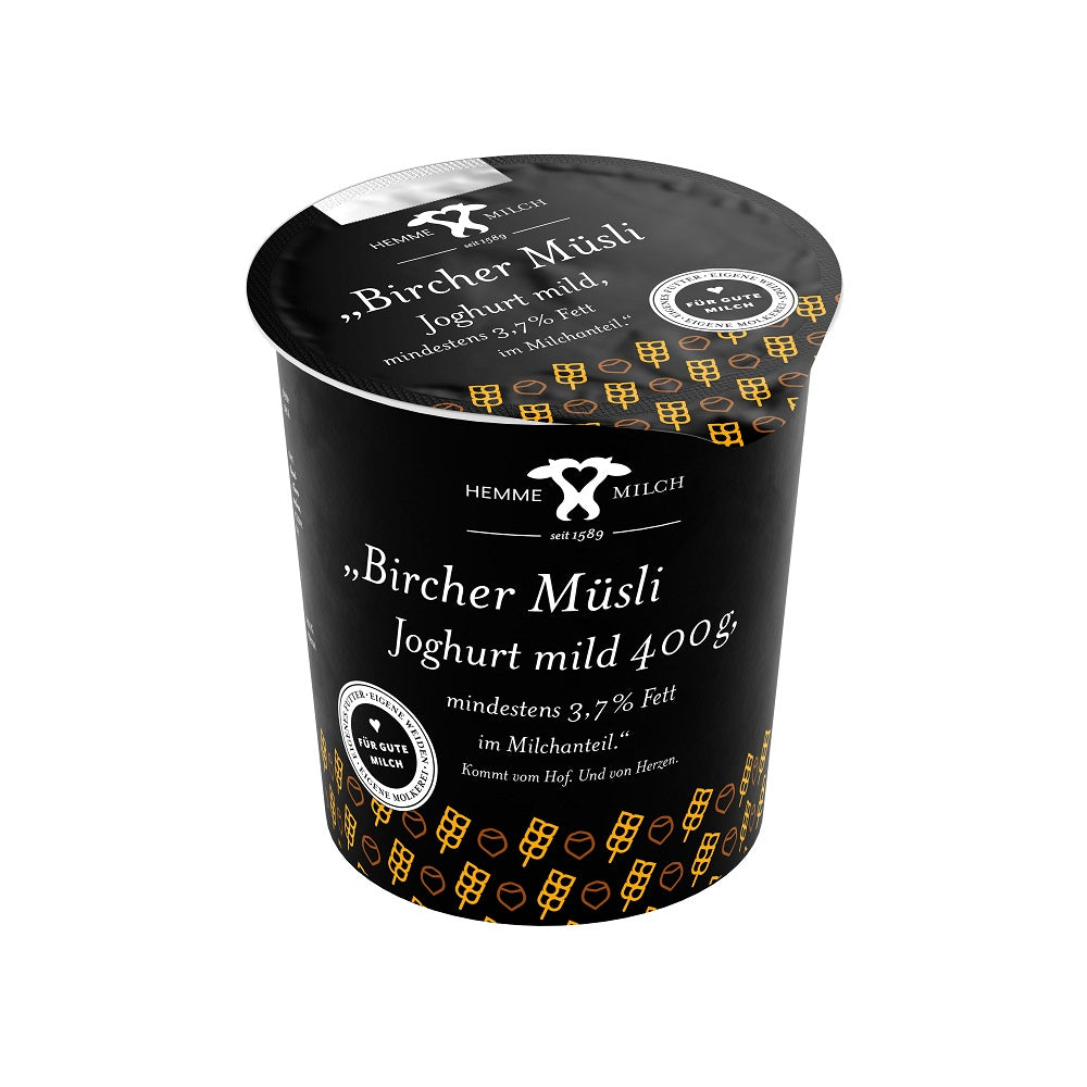 Hemme Bircher Müsli Joghurt 3,7 %, 400g Becher