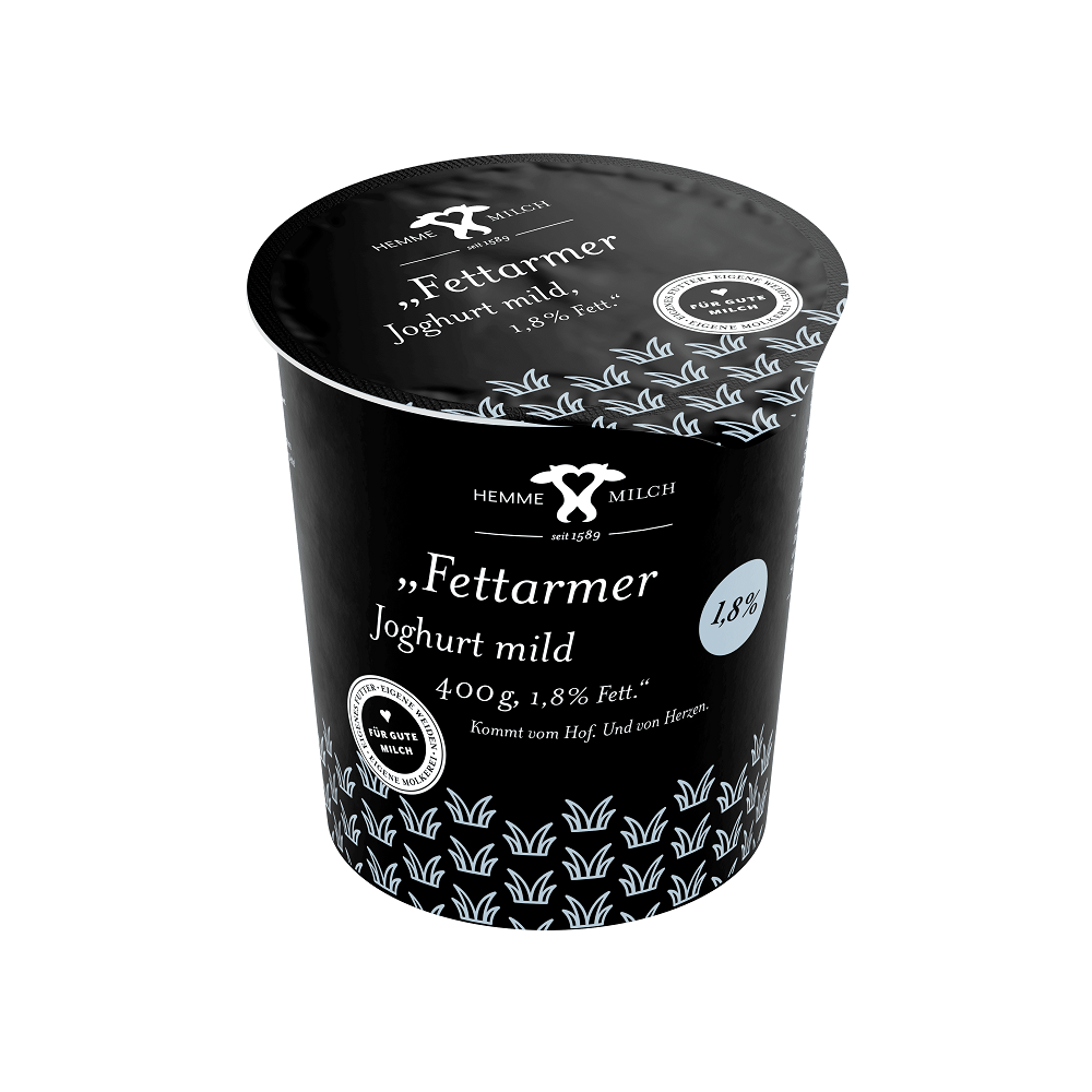 Hemme Fettarmer Joghurt 1,8 %, 400g Becher