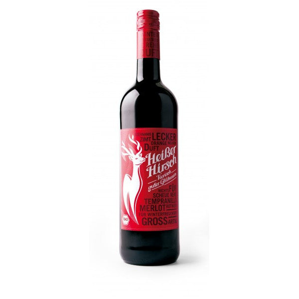 Heißer Hirsch Glühwein rot, 0,75l – nirmini