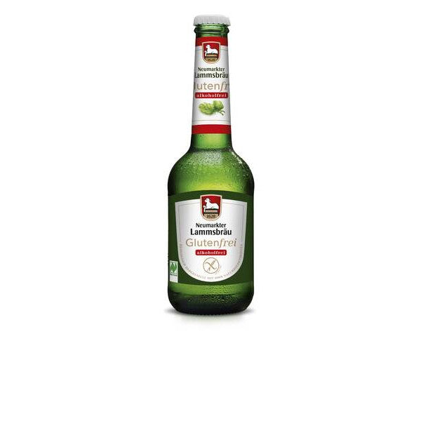 Lammsbräu Bio Bier, glutenfrei, alkoholfrei, 0,33 Liter