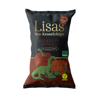 Lisas Kesselchips Paprika, glutenfrei, laktosefrei, 125g